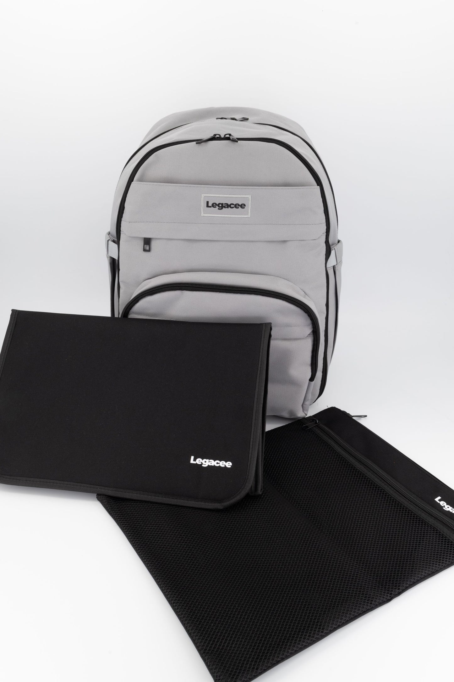 Unisex Nappy Backpack Grey