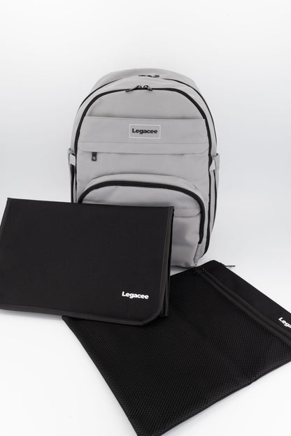 Unisex Nappy Backpack Grey