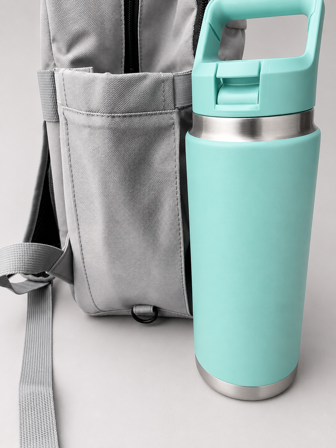 Unisex Nappy Backpack Grey