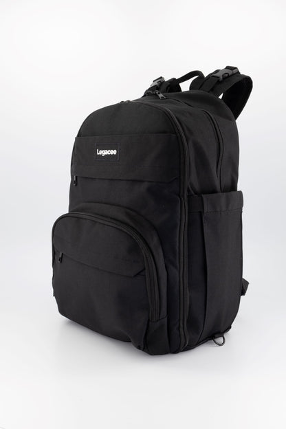 Unisex Nappy Backpack Black