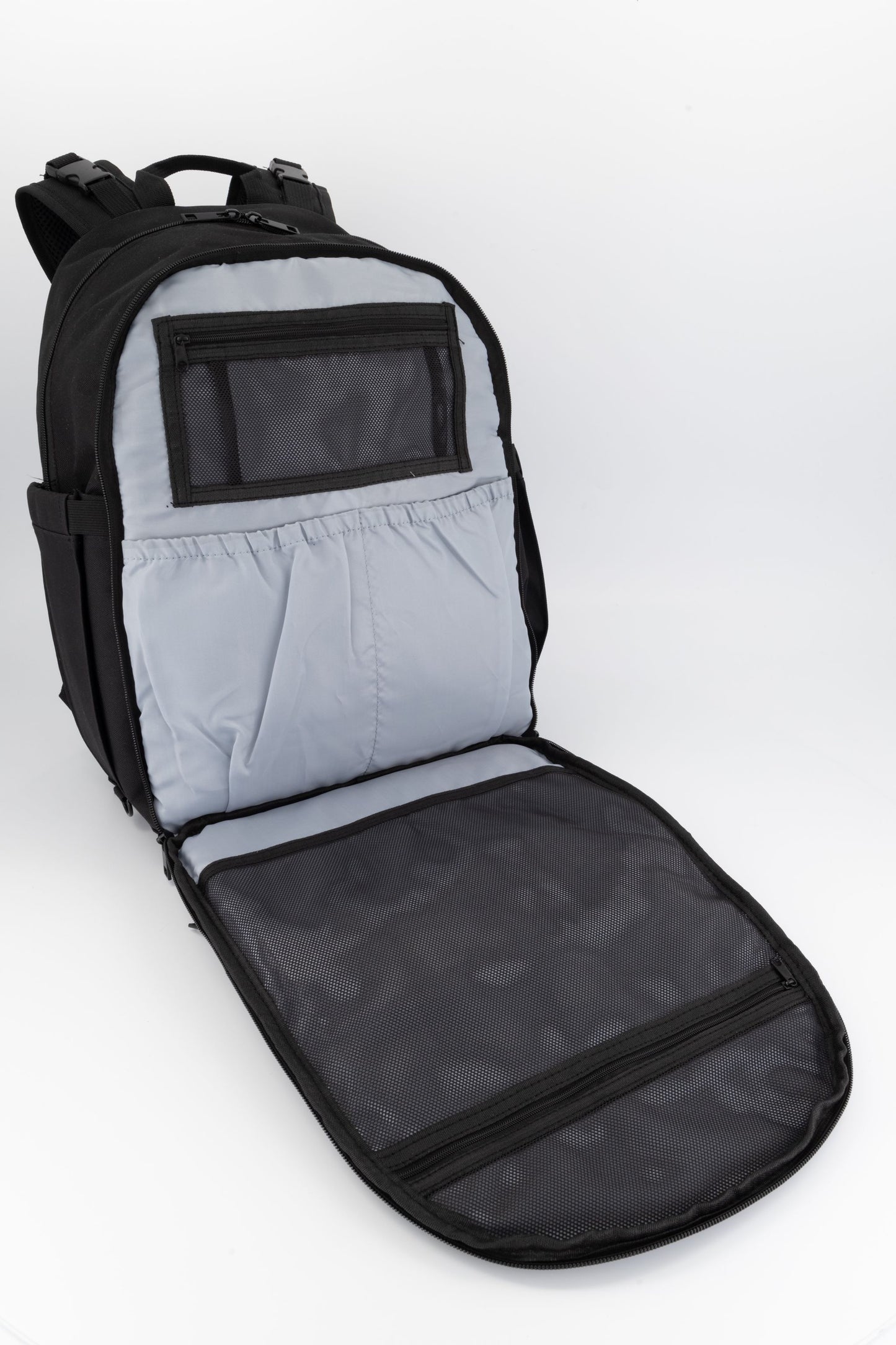 Unisex Nappy Backpack Black