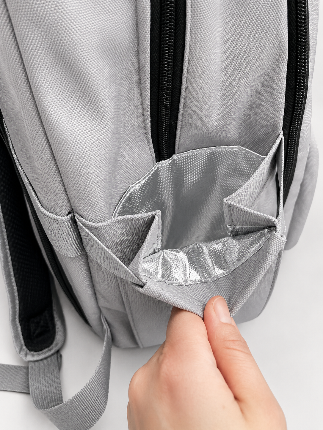 Unisex Nappy Backpack Black
