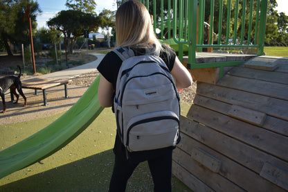 Unisex Nappy Backpack Grey