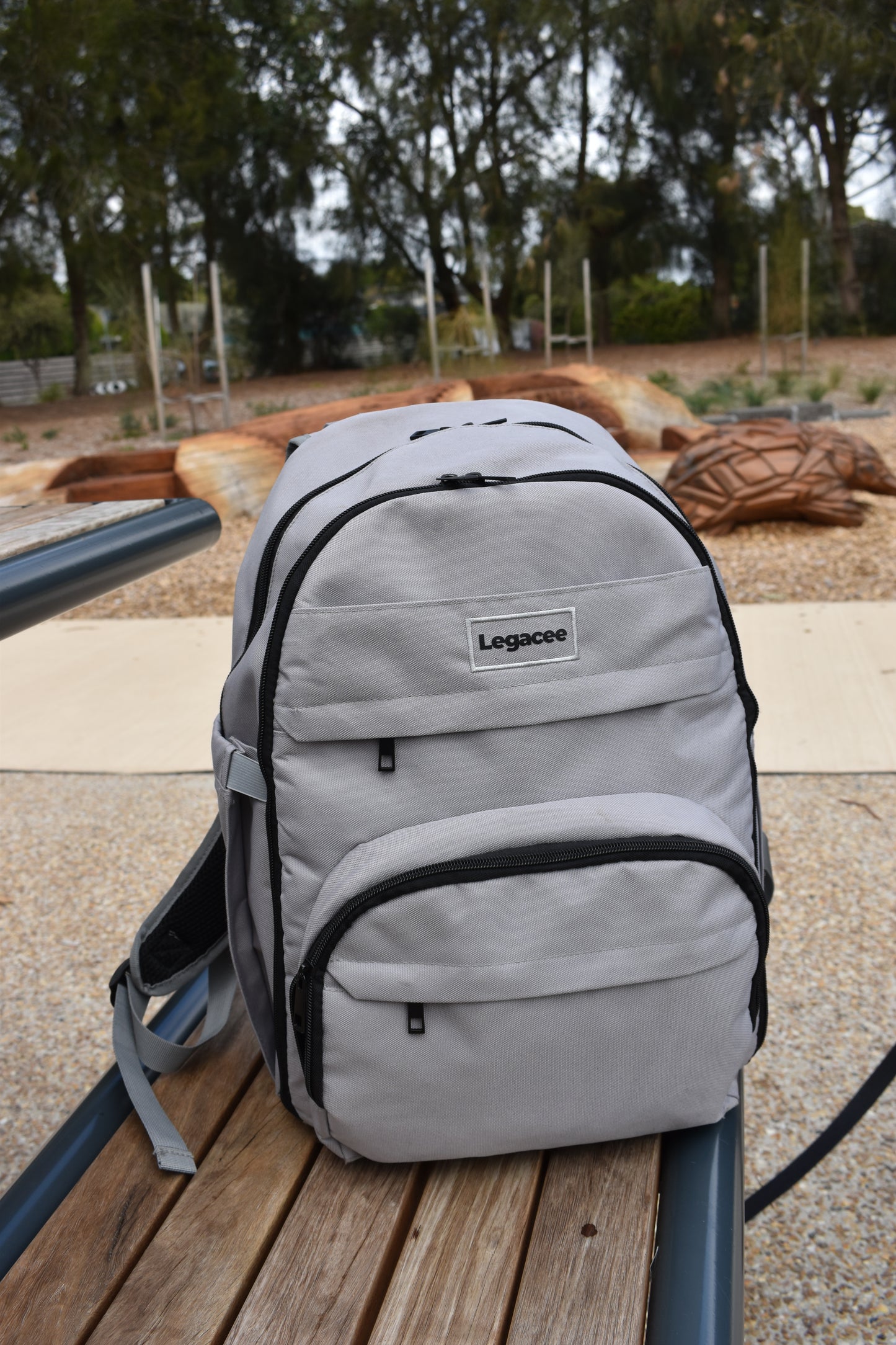 Unisex Nappy Backpack Grey