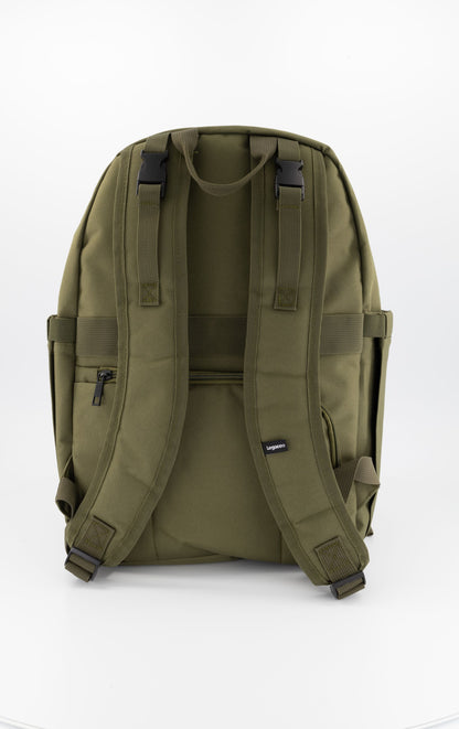 Unisex Nappy Backpack Khaki Green