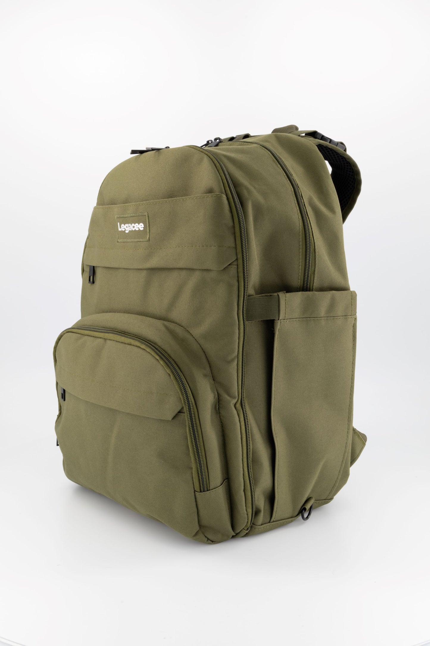 Unisex Nappy Backpack Khaki Green