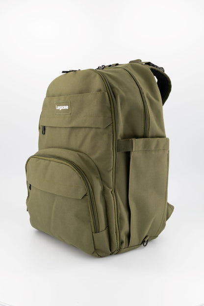 Unisex Nappy Backpack Khaki Green
