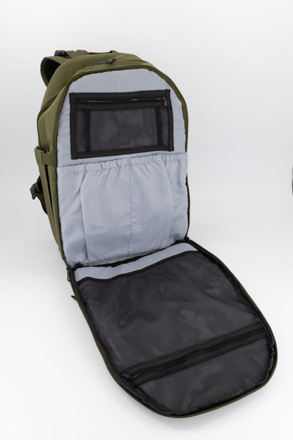 Unisex Nappy Backpack Khaki Green